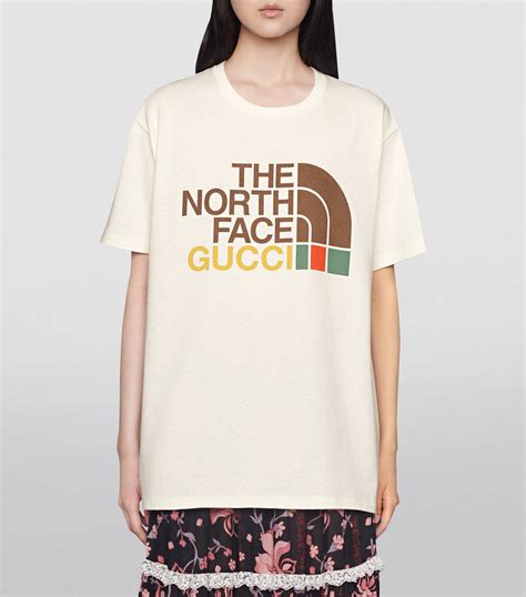 north face gucci t-shirt white|north face Gucci t shirt price.